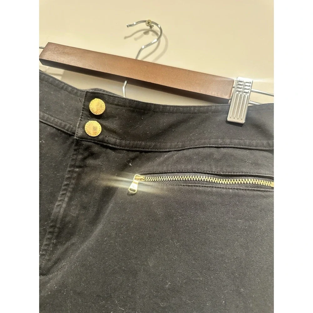 Lauren Ralph Lauren Black‎ Cropped Pants Size 12